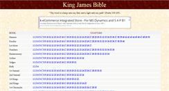 Desktop Screenshot of kingjamesbible.com