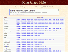 Tablet Screenshot of kingjamesbible.com